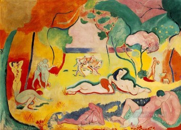 Le bonheur de vivre The Joy of Life abstract fauvism Henri Matisse
